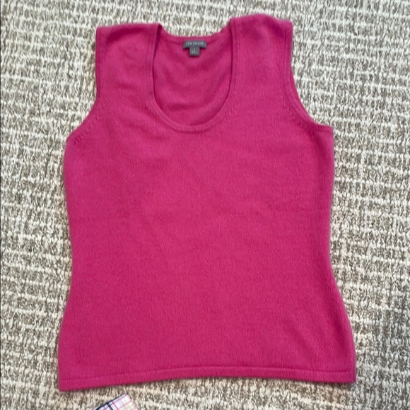 Ann Taylor 100% Cashmere Tank Top Sz Sm - Picture 1 of 4